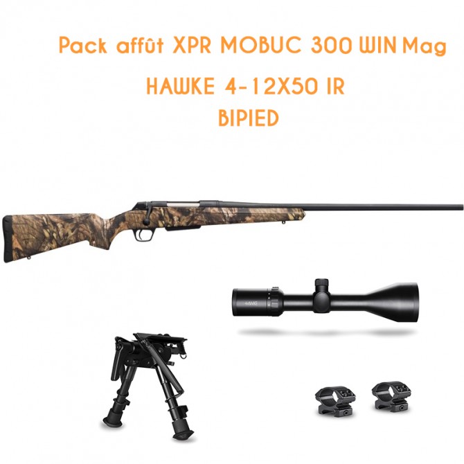 Carabine à verrou Winchester XPR Hunter mobuc filetée Cal.308win 