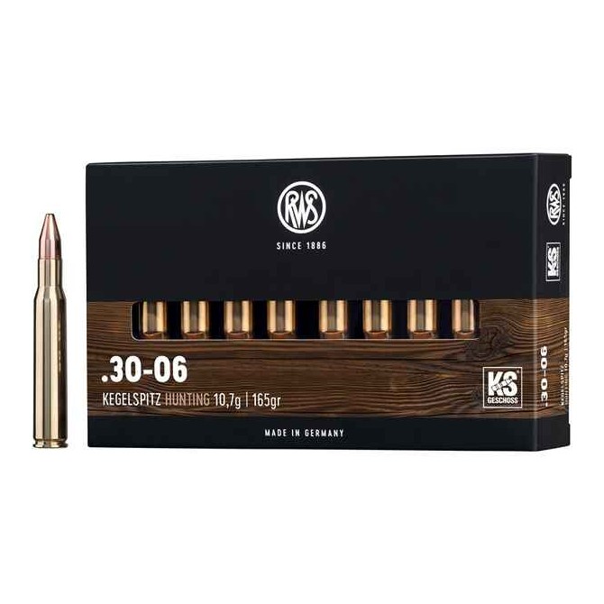 Cartouches à balle RWS 30-06 KS 150gr