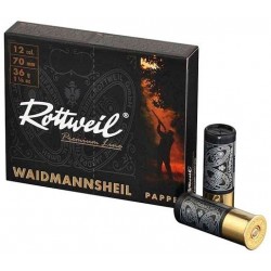 Cartouches à plomb Rottweil Waidmannsheil carton Cal. 12