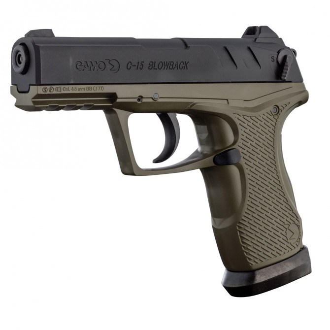 Pistolet GAMO C15 BLOWBACK KAKI BBS 4.5mm