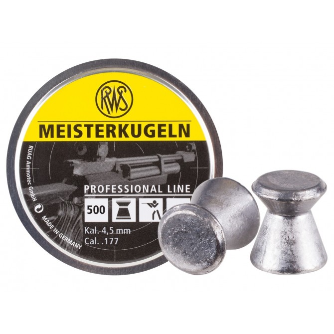 Plombs 4,5 mm RWS Meisterkugeln Plombs 4,5 mm RWS Meisterkugeln