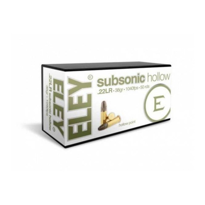 ELEY SUBSONIC 22LR X50