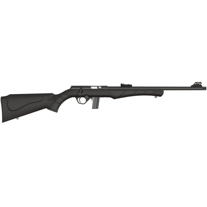 Carabine cal.17 HMR ROSSI mod.8117 fileté 1/2x20 sur CHASSE-CONCEPT