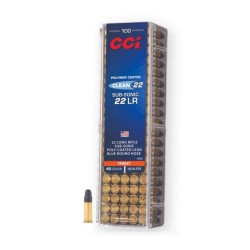 Munition CCI 22LR SUBSONIC TARGET 40GR
