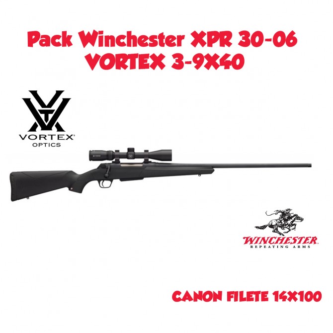 WINCHESTER XPR Threaded lunette "VORTEX Crossfire II 3-9x40" Cal.30-06