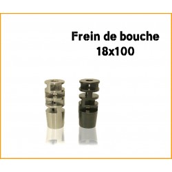 Frein de bouche hélicoïdal au pas de 18x100