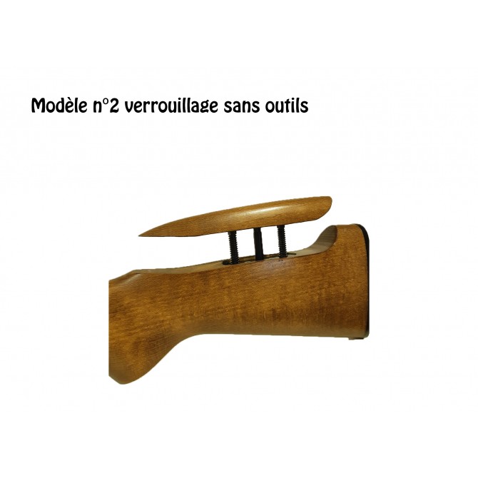 Pose d'un busc réglable sur crosse bois toutes marques