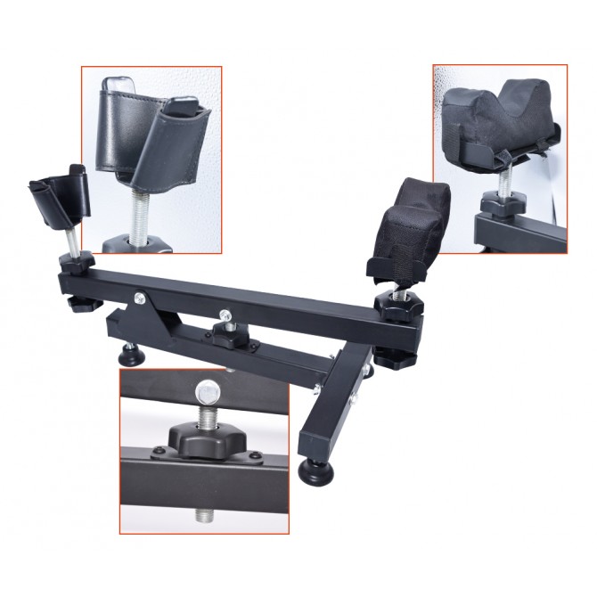 Chevalet de tir en acier PISTEUR