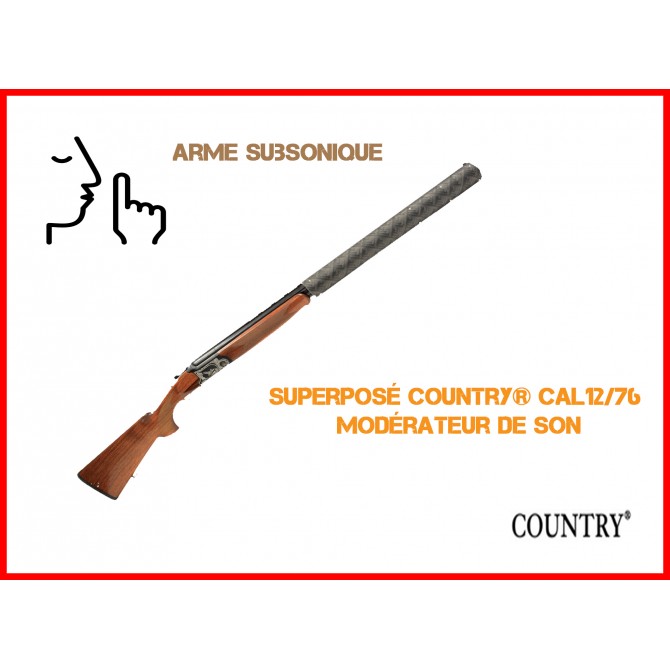 Fusil Superposé Country® cal 12/76 Silence