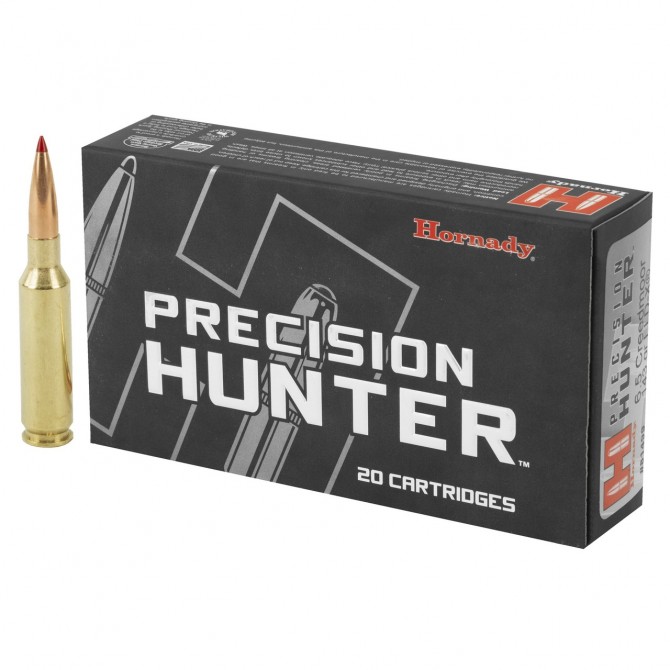 Cartouches 6.5 Creedmoor 143 gr ELD-X Precision Hunter  x 20 Hornady
