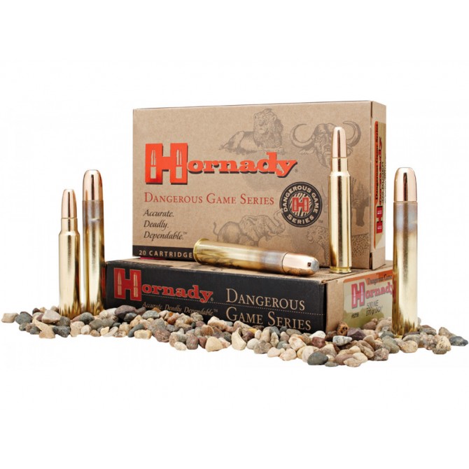 Cartouches 9.3x74R 286 gr InterLock® SP-RP x 20 Hornady