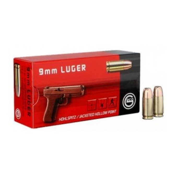 Munitions Geco 9x19 JHP 124 gr - 20 cartouches
