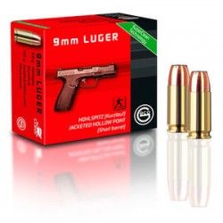 Munitions Geco 9x19 JHP 124 gr - 20 cartouches