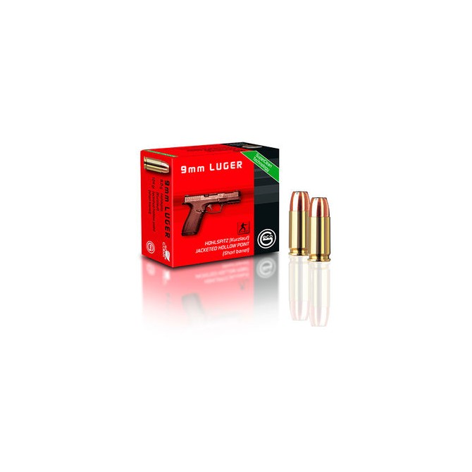 Munitions Geco 9x19 JHP 124 gr - 20 cartouches