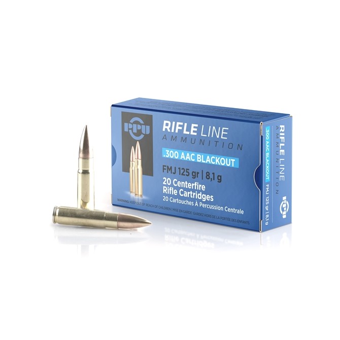 Cartouches PARTIZAN HP BT 125 gr .300 AAC Blackout