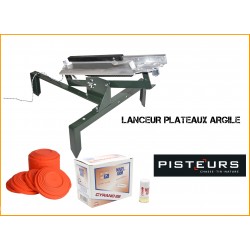 LANCEUR PLATEAUX ARGILE MANUEL SUR TREPIED