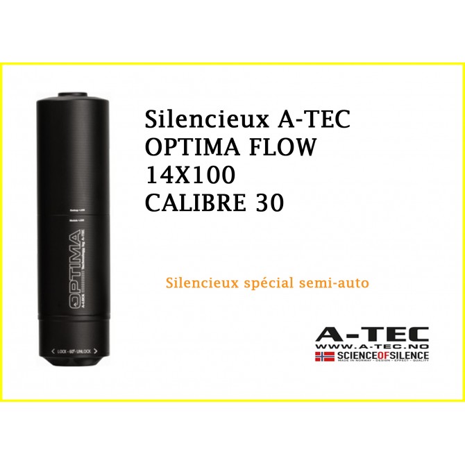 Moderateur de Son 14x100 A-TEC Optima 45 flow spécial semi auto