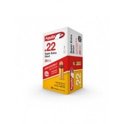 MUNITIONS AGUILA.22 SUPER EXTRA SHORT 29G X50