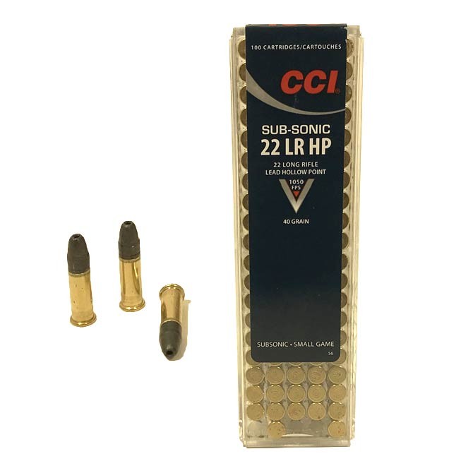 Balles CCI 22 lr subsonic