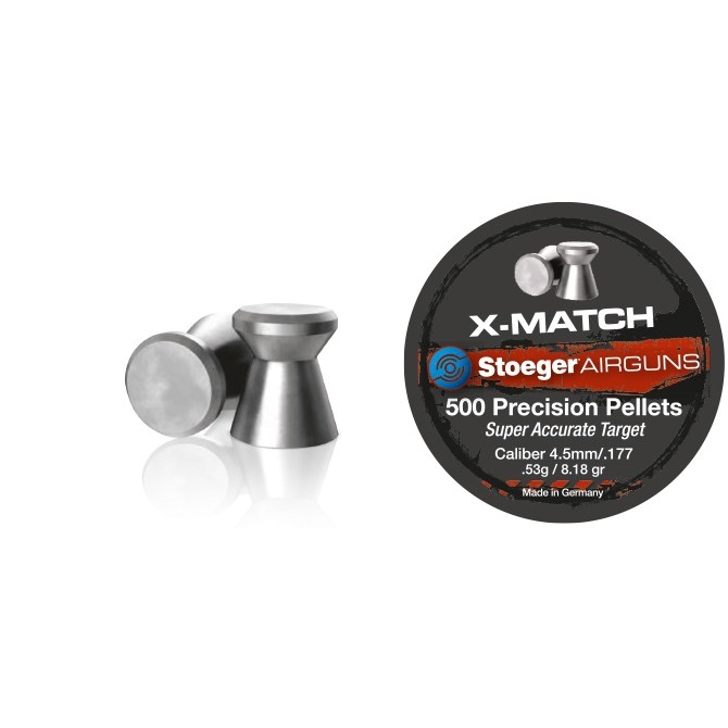 500 plombs X Match Stoeger, 4.5 mm 500 plombs X Match Stoeger, 4.5 mm