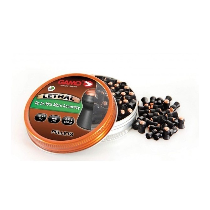 100 Plombs GAMO Lethal 4,5mm