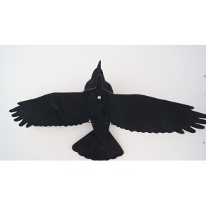 APPEAU CORBEAU NOIR AILE MOUSSE EVA  FLOCAGE