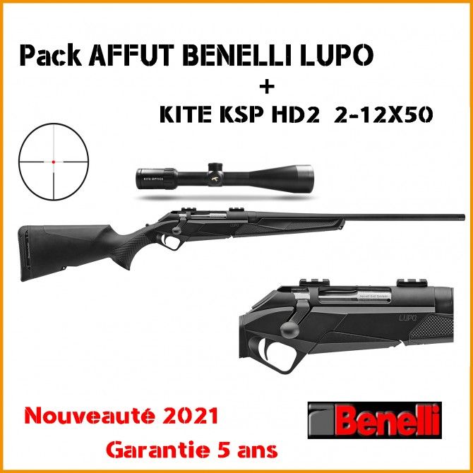 Lunette Kite 2-12 x 50 KSP Hd 2 vue de face Lunette Kite 2-12 x 50 KSP Hd 2 vue de face