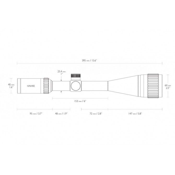 LUNETTE HAWKE VANTAGE IR 6-24X50 AO MIL DOT LUNETTE HAWKE VANTAGE IR 6-24X50 AO MIL DOT