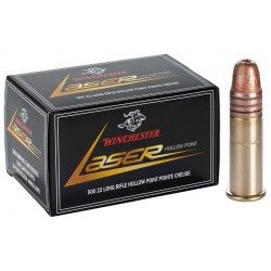 50 munitions Winchester Laser, calibre 22 LR