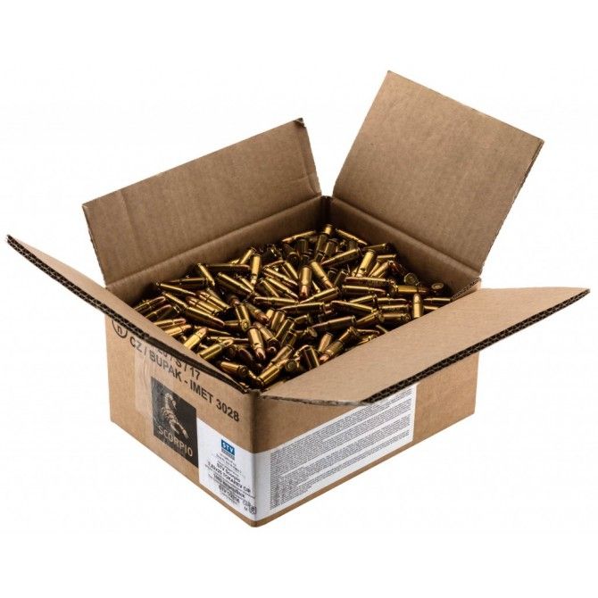 200 munitions STV Group Scorpio 7.62x25 Tokarev