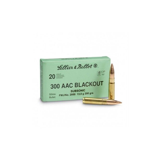 CARTOUCHES SB 300 AAC FMJ 13G SUBSONIQUE CARTOUCHES SB 300 AAC FMJ 13G SUBSONIQUE