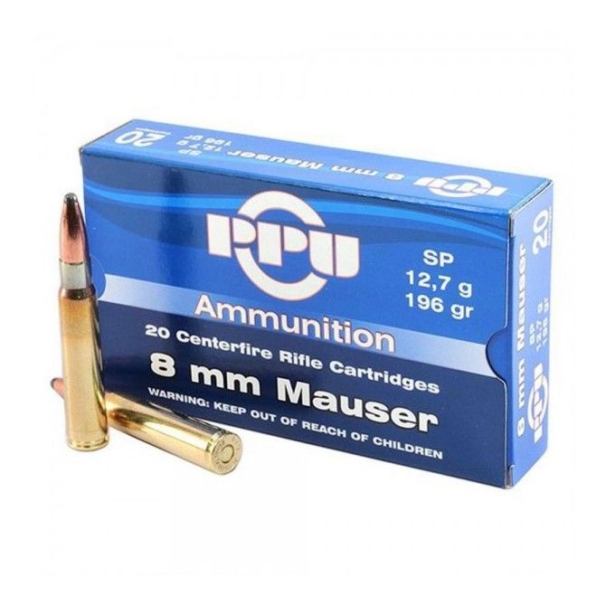 Munitions 8x57 JS Partizan 196gr SP | Chasse-Tir-Concept