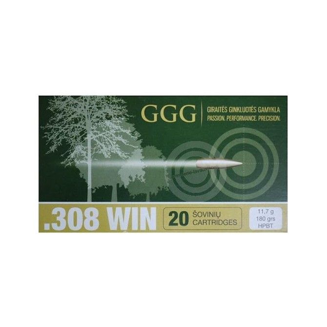 GGG cal.308 Win SIERRA HPBT Match 175 gr /20