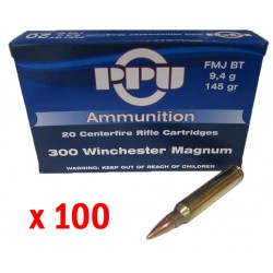 100 CARTOUCHES PARTIZAN 300...
