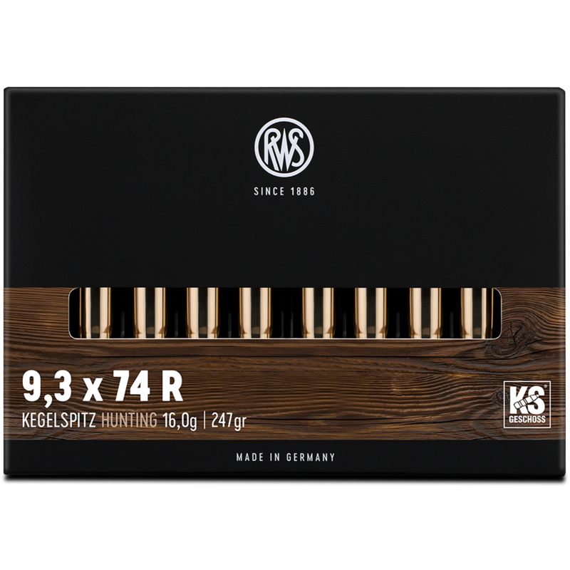 Balles Rws Pointe conique Ks 9.3X74R