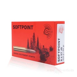 Munitions GECO Cal. 8X57 JS demi blindée Teil Mantel 12g 185gr