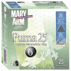 25 Cartouches MARY ARM PUMA...